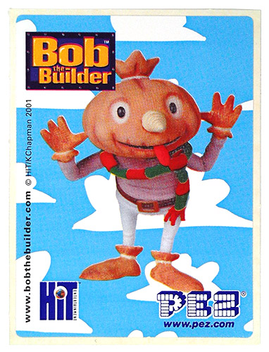 PEZ - Stickers - Bob the Builder - Spud