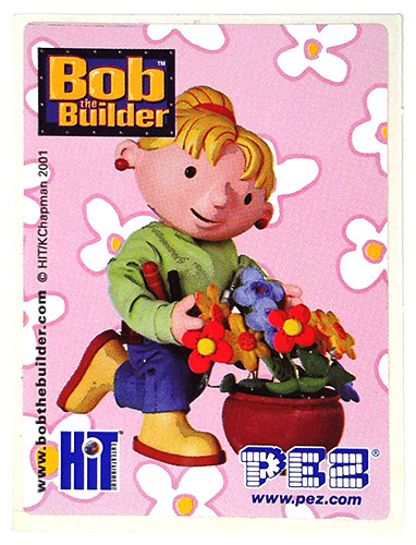 PEZ - Stickers - Bob the Builder - Wendy