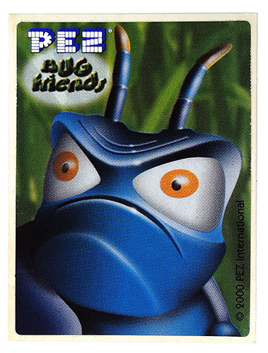 PEZ - Stickers - Bug Friends - Beetle (face)