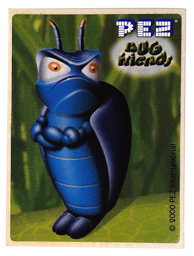 PEZ - Stickers - Bug Friends - Beetle (whole)
