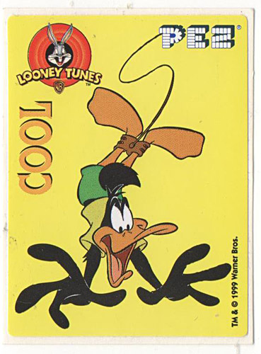 PEZ - Stickers - Looney Tunes Cool - Bungee Daffy