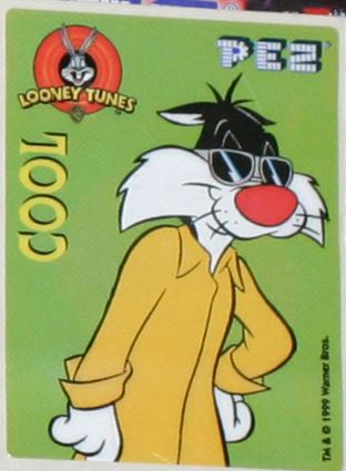 PEZ - Stickers - Looney Tunes Cool - Jazzy Sylvester