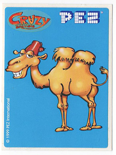 PEZ - Stickers - Crazy Animals - Camel