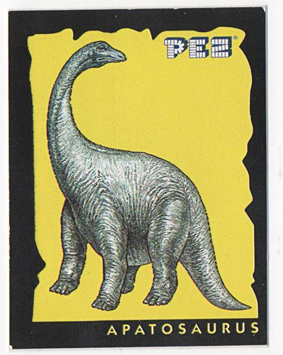 PEZ - Stickers - Dinosaurs - Apatosaurus