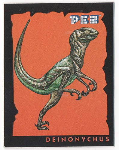 PEZ - Stickers - Dinosaurs - Deinonychus