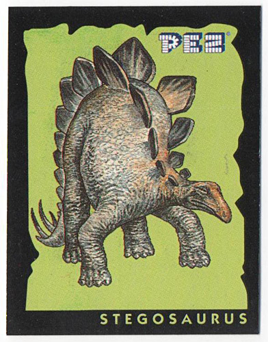 PEZ - Stickers - Dinosaurs - Stegosaurus