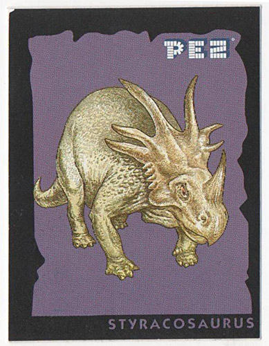 PEZ - Stickers - Dinosaurs - Styracosaurus