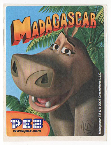 PEZ - Stickers - Madagascar - Gloria