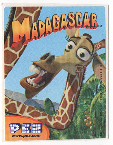 PEZ - Stickers - Madagascar - Melman