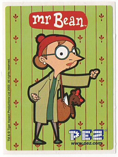 PEZ - Stickers - Mr. Bean - Irma Gobb