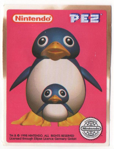 PEZ - Stickers - Nintendo - Penguin