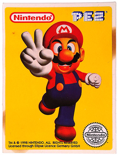 PEZ - Stickers - Nintendo - Super Mario