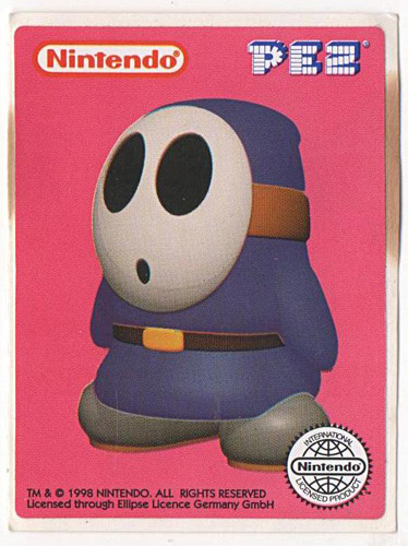 PEZ - Stickers - Nintendo - Shy Guy