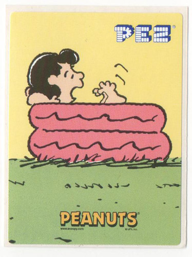 PEZ - Stickers - Peanuts - Lucy