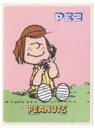 PEZ - Stickers - Peanuts - Peppermint Patty