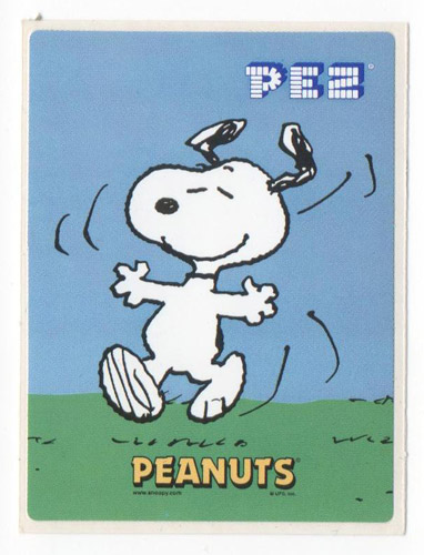 PEZ - Stickers - Peanuts - Snoopy