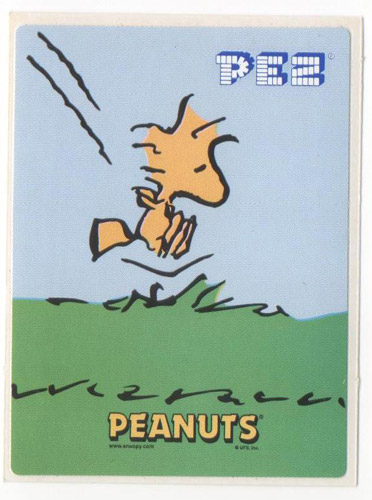 PEZ - Stickers - Peanuts - Woodstock