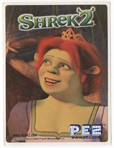 PEZ - Stickers - Shrek 2 - Fiona