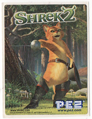 PEZ - Stickers - Shrek 2 - Puss-in-Boots