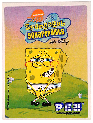 PEZ - SpongeBob SquarePants - 2004 - SpongeBob in Underwear