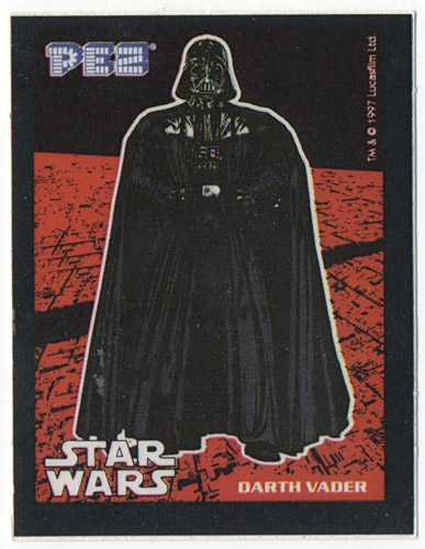 PEZ - Stickers - Star Wars - Darth Vader