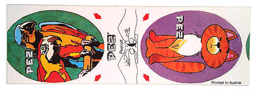 PEZ - Stickers - Sticker Doubles (1980s) - Aristocat / Birds