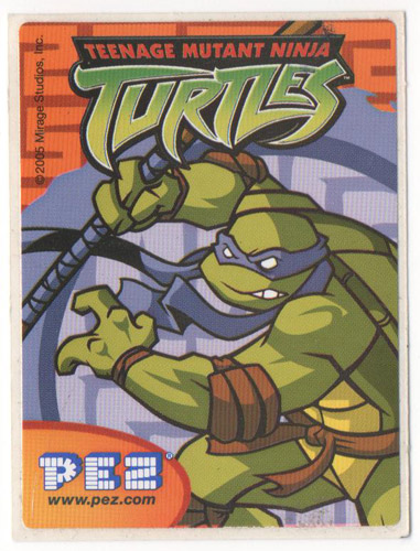 PEZ - Stickers - Teenage Mutant Ninja Turtles - Donatello