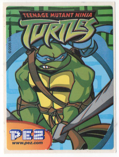 PEZ - Stickers - Teenage Mutant Ninja Turtles - Leonardo