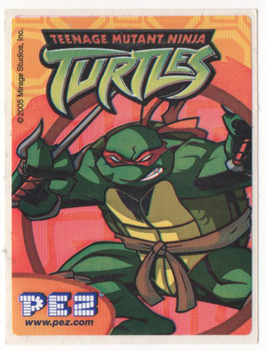 PEZ - Stickers - Teenage Mutant Ninja Turtles - Raphael