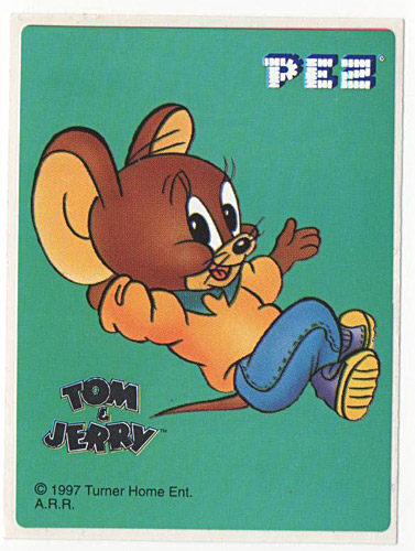 PEZ - Stickers - Tom & Jerry - No Border - Jerry Relaxing