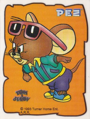 PEZ - Tom & Jerry - White Border - Jerry with Sunglasses