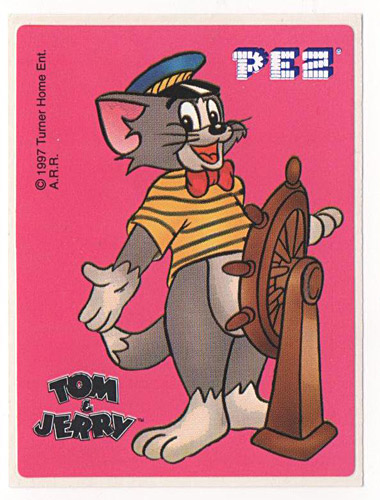 PEZ - Stickers - Tom & Jerry - No Border - Sailor Tom