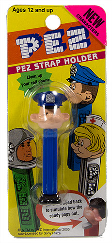 PEZ - Strap Holders - Series B - Policeman