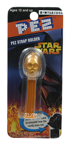 PEZ - Strap Holders - Star Wars - C-3PO