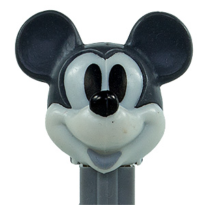 PEZ - 80th Anniversary - Mickey Mouse - Grey and White Head - H