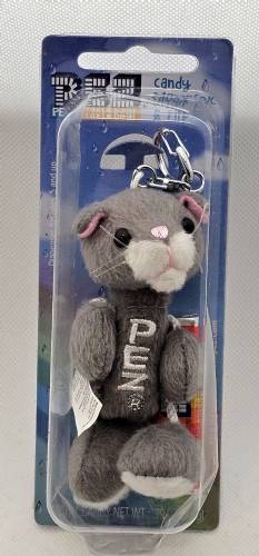 PEZ - Plush Dispenser - Petz Cats and Dogs - Grey Cat
