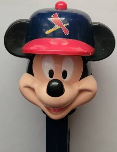 PEZ - Giant PEZ - Disney - MLB Mickey Mouse - St. Louis Cardinals