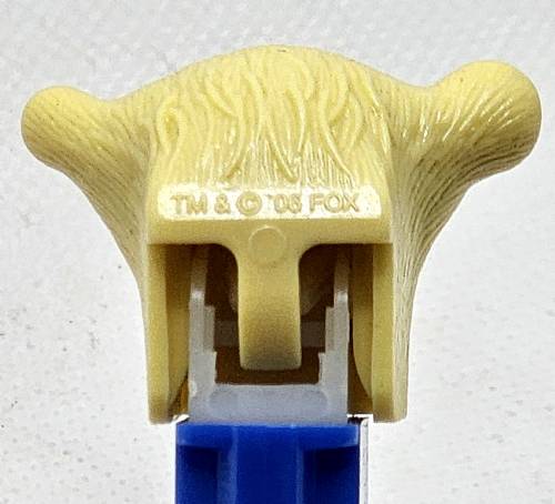 PEZ - Ice Age - Sid - with eyelids closed mouth - A