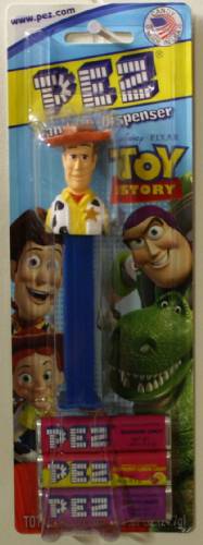 PEZ - Toy Story - Toy Story 2 - Woody - spot under sheriff star - A
