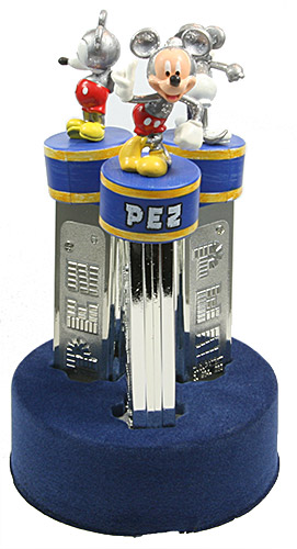 PEZ - Collectors Set - Mickey Mouse - Silver Edition