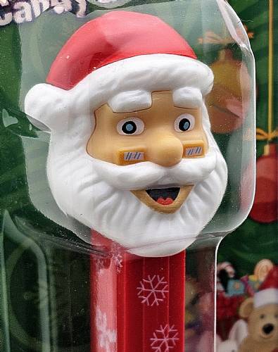 PEZ - Christmas - Santa Claus - Tan head, red hat - E