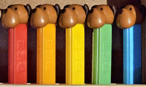 © Bryan Whalen PEZ - Charity - AWL / SOS - Original - Barky Brown - Brown head