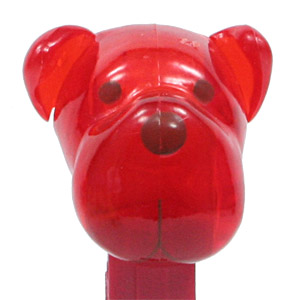 PEZ - Charity - AWL / SOS - Woof - Barky Brown - Crystal Red Head
