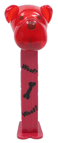 PEZ - Charity - AWL / SOS - Woof - Barky Brown - Crystal Red Head