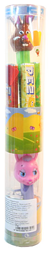 PEZ - Easter - Bunny - Brown Head, white whiskers, buckteeth - E