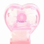 PEZ - Prince  Nonitalic Pink on Crystal Pink on White hearts on pink