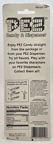 PEZ - Hearts - Valentine - Prince - Italic Black on Hot Pink