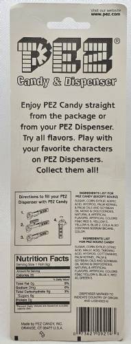 PEZ - Hearts - Valentine - Best Friends - Italic Black on Maroon