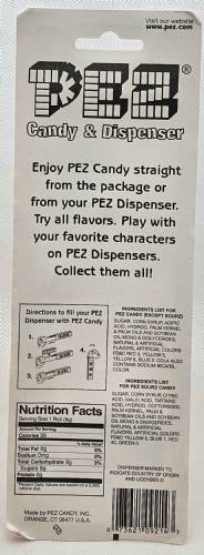 PEZ - Valentine - I ♥ U - Italic White on Dark Purple