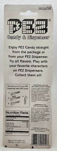 PEZ - Hearts - Valentine - Princess - Italic White on Dark Purple